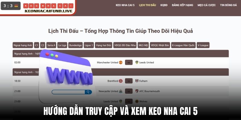 Hướng dẫn truy cập và xem keo nha cai 5 dành cho người mới